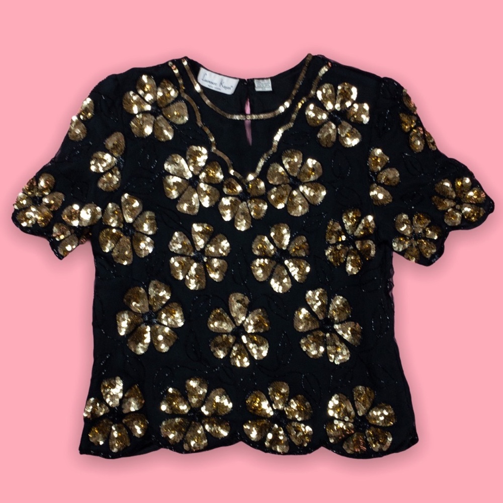 Beaded Sequin Top